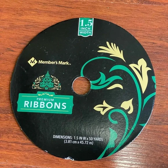 Handmade Ribbon bows set of 6 gold glitter wired ribbon striped 8x6 inch approx - Picture 13 of 13